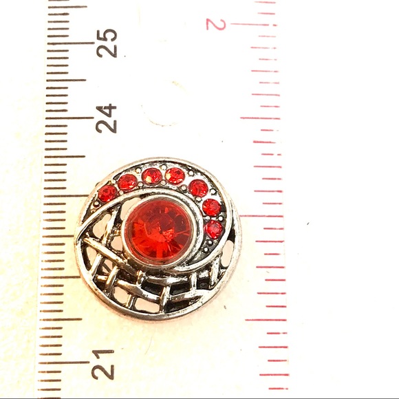 Snap button 20mm Gingersnaps magnolia ASN20 Evil eye protector - Picture 2 of 3